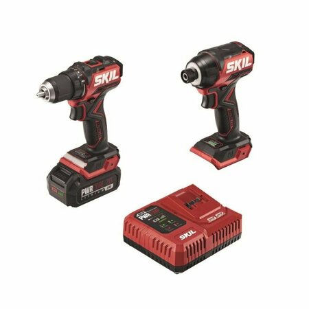 SKIL DRL&IMPACT DRIV KIT 20V CB8437B-10